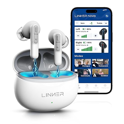 LINNER Earbuds Wireless in-Ear Headphones with 40 Hours Playtime