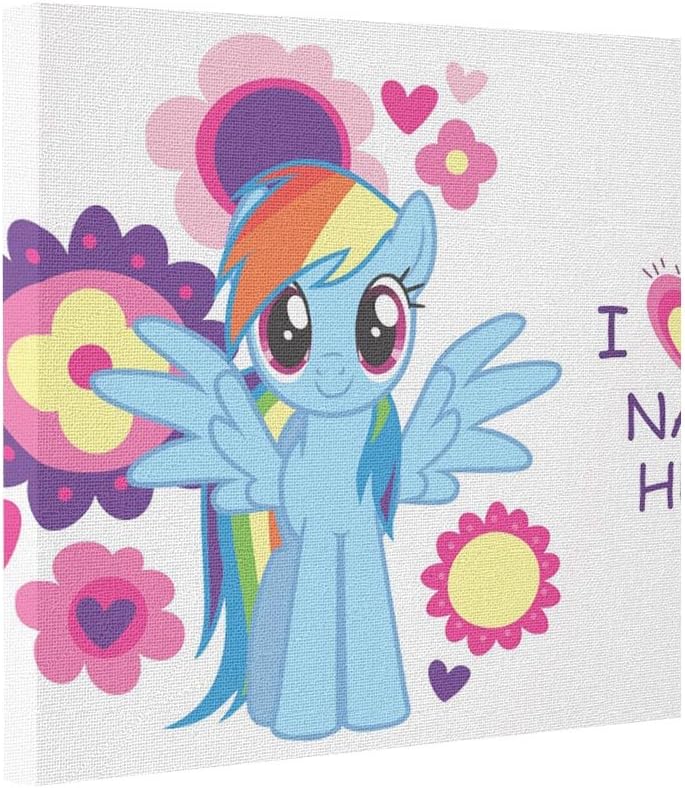 Dobend Gallery Wrapped Canvas Rainbow Dash Stretcher Bars For Canvas