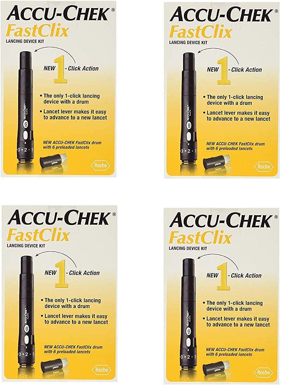 Fastclix Accu-Chek Fastclix Lancing Device Kit (4 Pack)