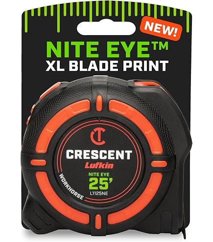 Crescent Lufkin 25 Ft. SHOCKFORCE NITE EYE Tape Measure | L1325B