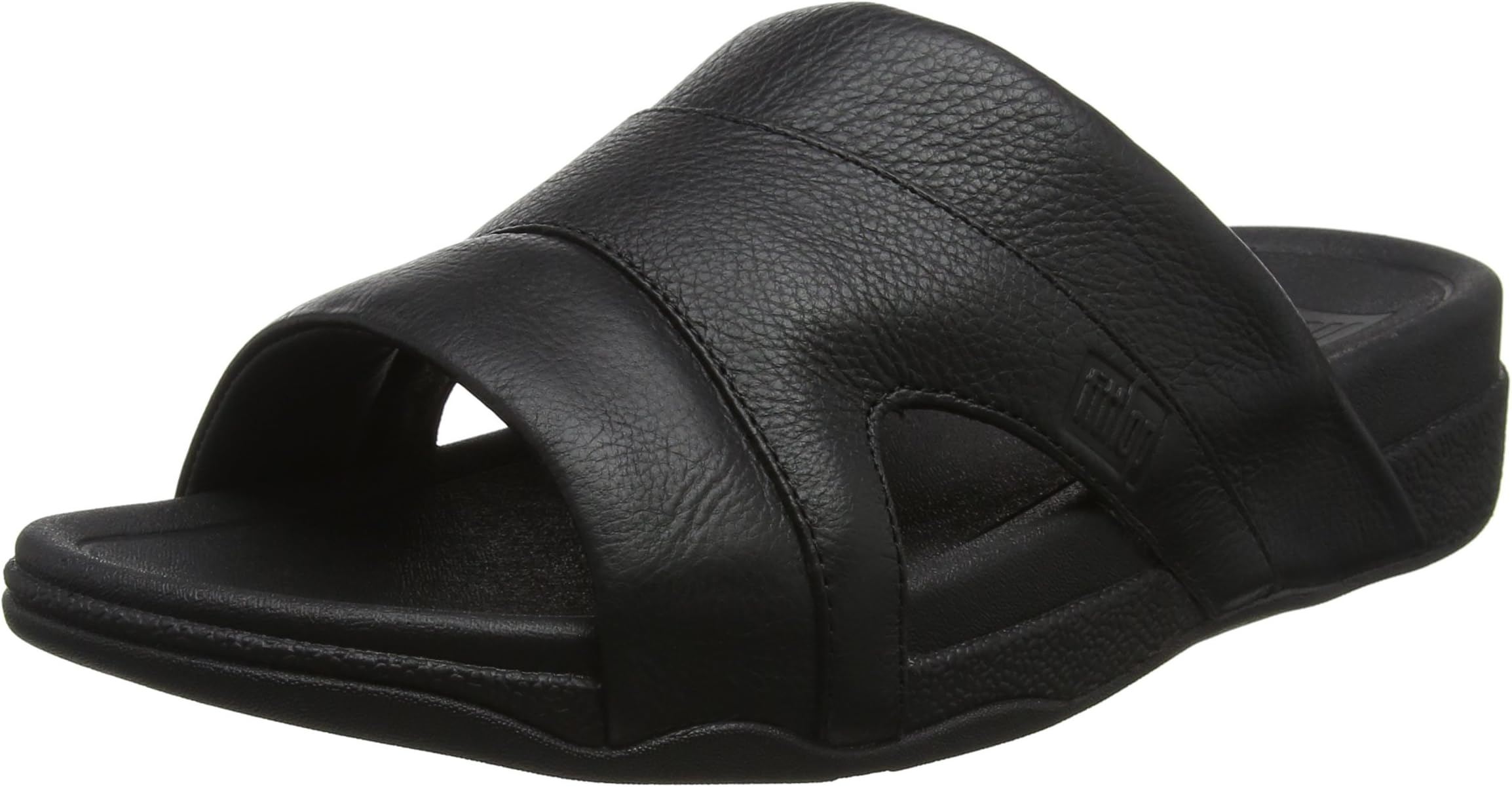 FitflopMen's Freeway Pool Slide in Leather Sandal