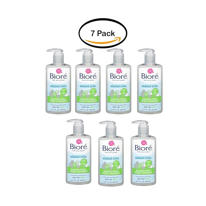 biore baking soda pore cleanser for combination skin 6.77 ounces