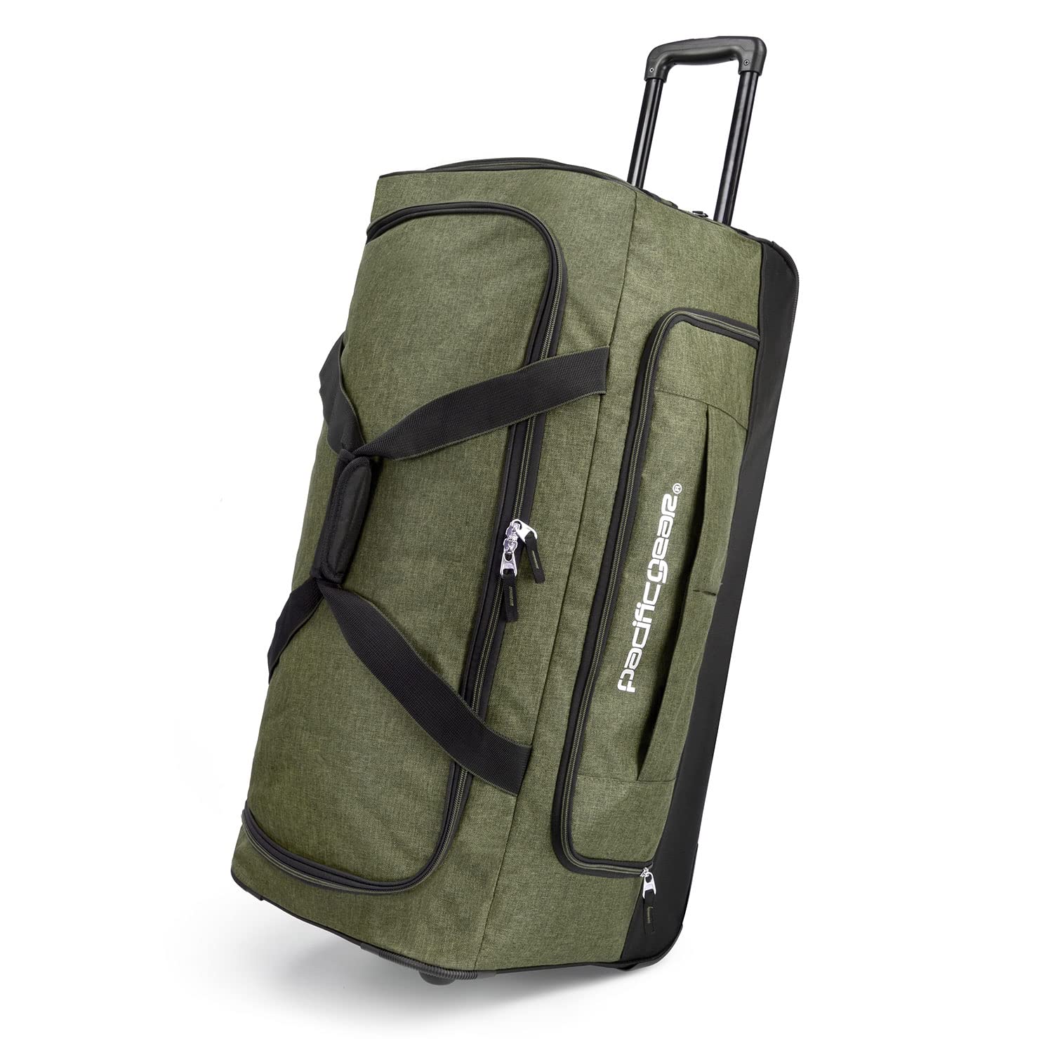 Photo 1 of Pacific Gear Rolling Duffel Wheels, 30-Inch Luggage, Hockey Bag, Heavy Duty, Green