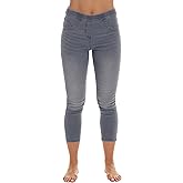 Just Love Women's Denim Wash Capri Jeggings