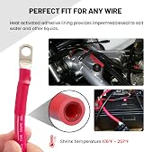 RED WOLF Heat Shrink Tubing Kit 3:1 Marine Grade 270pc Assorted view 3