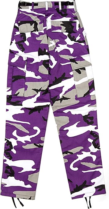 purple camo pants outfit