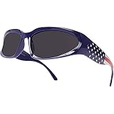 LASPOR Y2K Rave Wrap Around Sport Sunglasses for Men Women UV400 Goggles | Sport Sun Glasses,Durable Frame, Lightweight, Ideal for Parties, Concerts and Daily Outfits