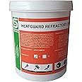SIMOND STORE 5 lbs. Refractory Coating Heat Guard for Ceramic Fiber Insulation in Blacksmithing Forge - 3270°F High Temperature Heat-Guard for Propane Forge, Kiln, Smelting Furnace