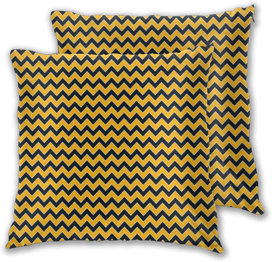 Amazon Com Steelers Chevron Steelers Football Pittsburgh Chevron Square Throw Pillow Covers For Sofa Couch Bed Car Decorative Cushion Covers 18x18 Inches Pillowcases Pack Of 2 Home Kitchen