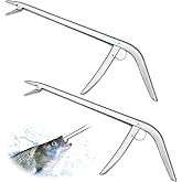 2Pcs Stainless Steel Fish Hook Remover Tool for Fishing, 11-1/2 in | Hook Removal Tool, Freshwater Saltwater Use, 2 Pack, Rust Resistant Steel, Easy Grip Handle