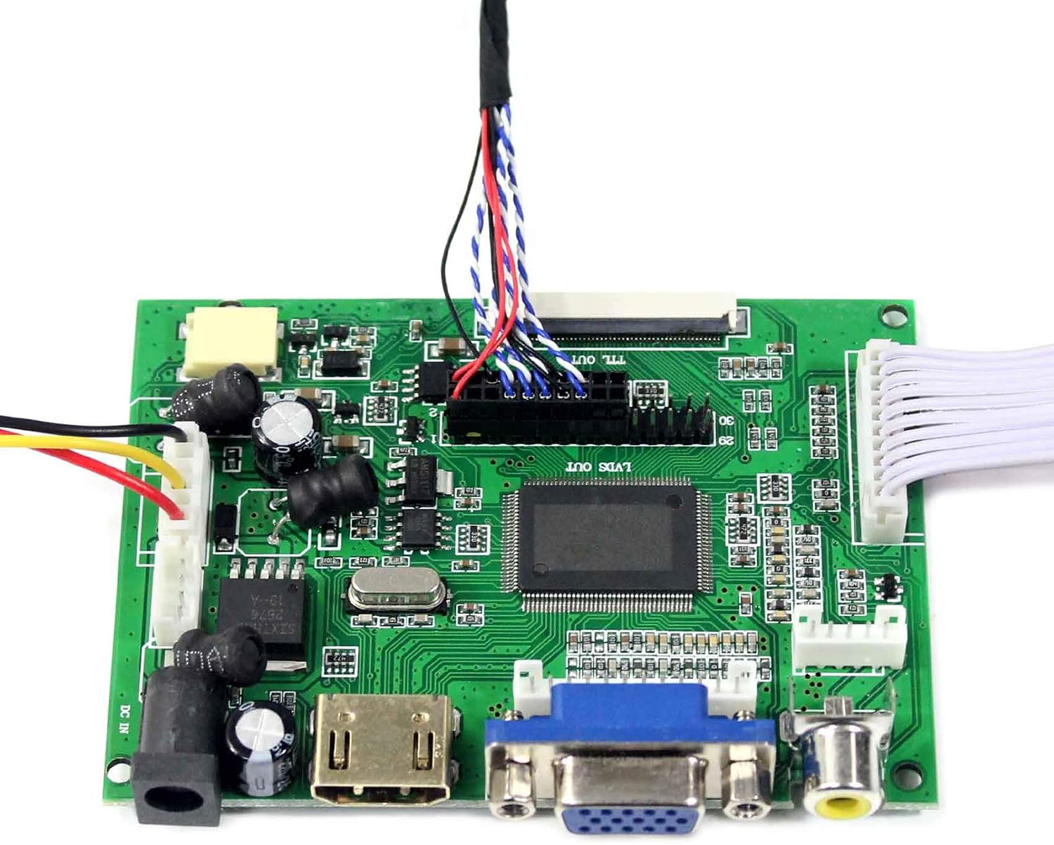 VSDISPLAY 12.1" 12.1 inch 1024x768 4:3 VS121T-001A TFT LCD Screen and VGA 2AV LCD Controller Board,for DIY Monitor Displaying - Image 5