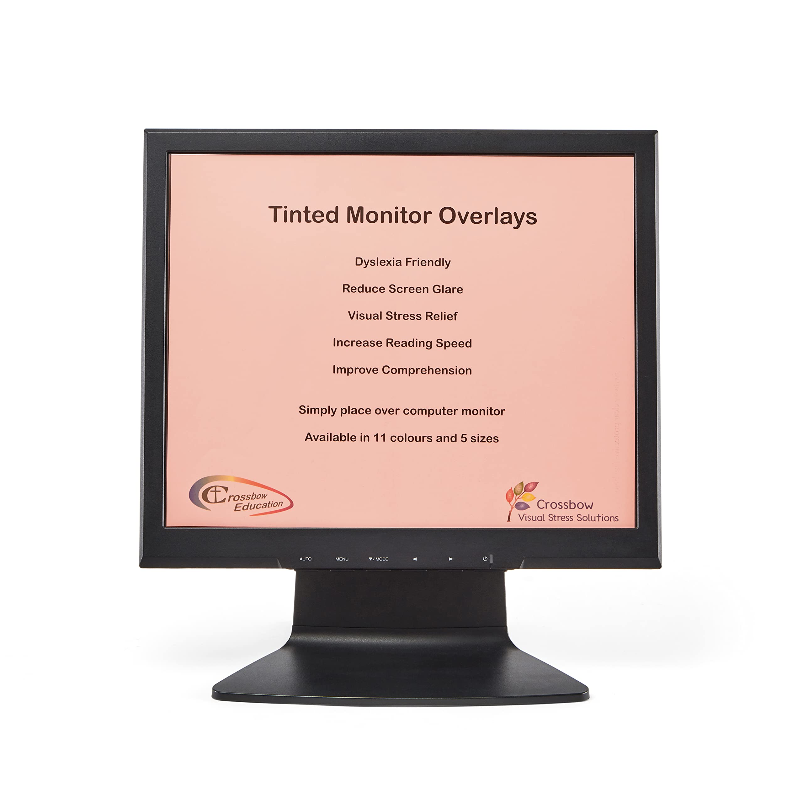 Crossbow Education: Monitor Overlay 19inch - Pink — image 1