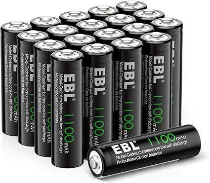 EBL AA Rechargeable Batteries for Solar 