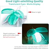 ZIRO PLA Filament 1.75mm Translucent Cyan 1kg for FDM 3D Printers view 2