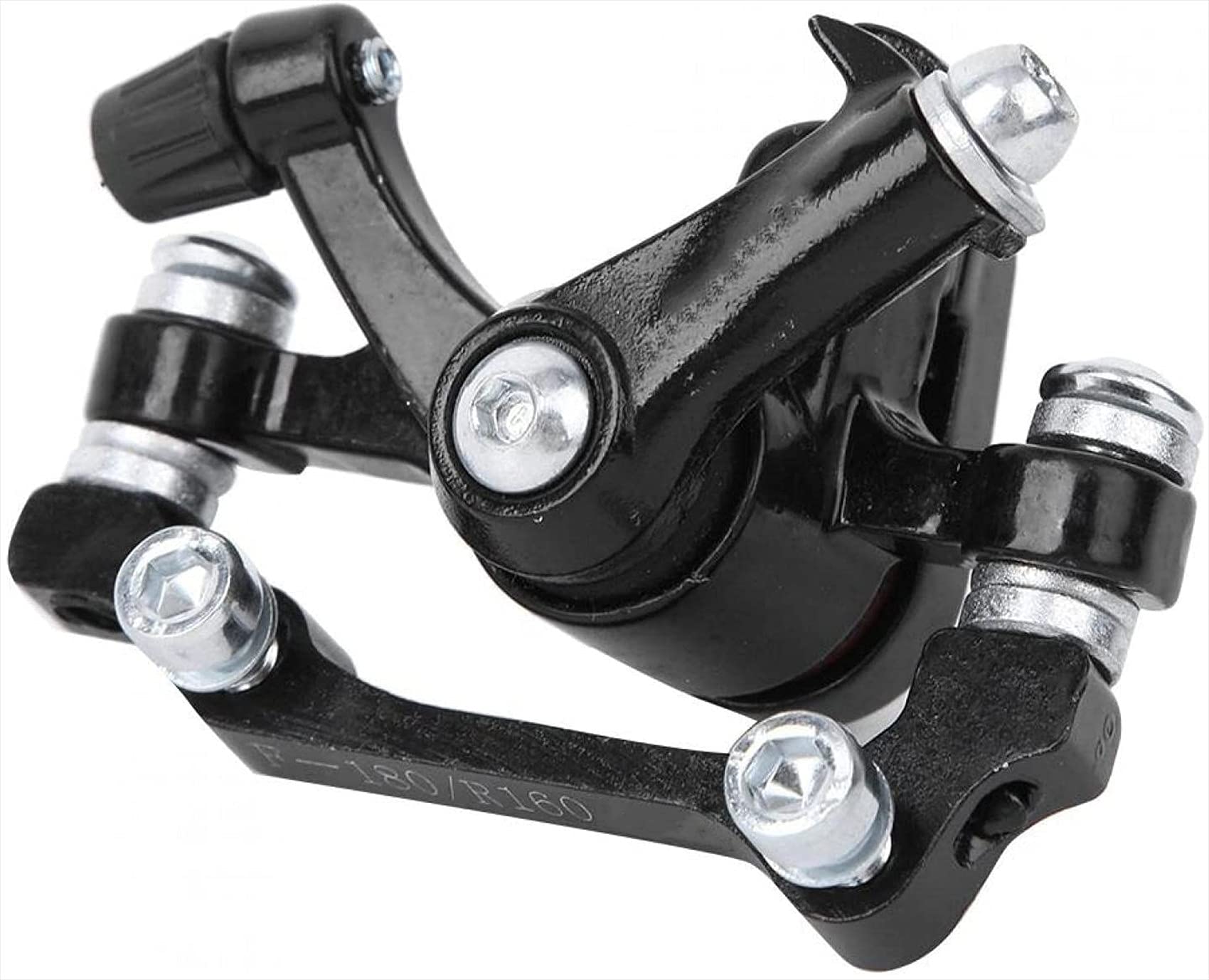 Young Wolf Mountain Mechanical Aluminum Alloy Disc Brake MTB Bike Cycling Bicycle Caliper (Rear 160mm (F180/R160))