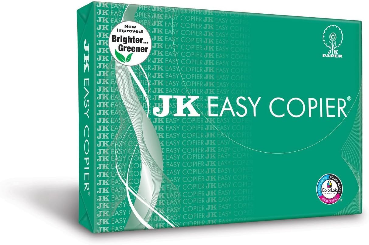 J K Easy Copier Paper A4 70 GSM 500 Sheets (White) - Pack of 2