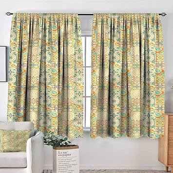 Amazon Com Anzhutwelve Moroccan Curtains Italian Style Retro 72