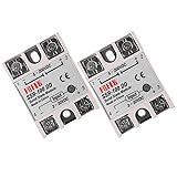 Alinan 2pcs SSR-100DD Solid State Relay DC to DC