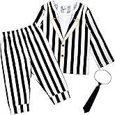 Pezhiqun Toddler Kids Boys Royal Prince Charming Uniforms Baby Police Astronaut Outfit Halloween Prison Cosplay Costume