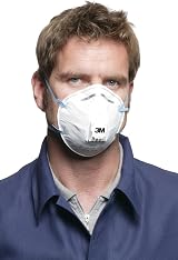 3M 8822 FFP2 Disposable Dust Mask Respirator Cool Flow Valve 10 Pack view 2