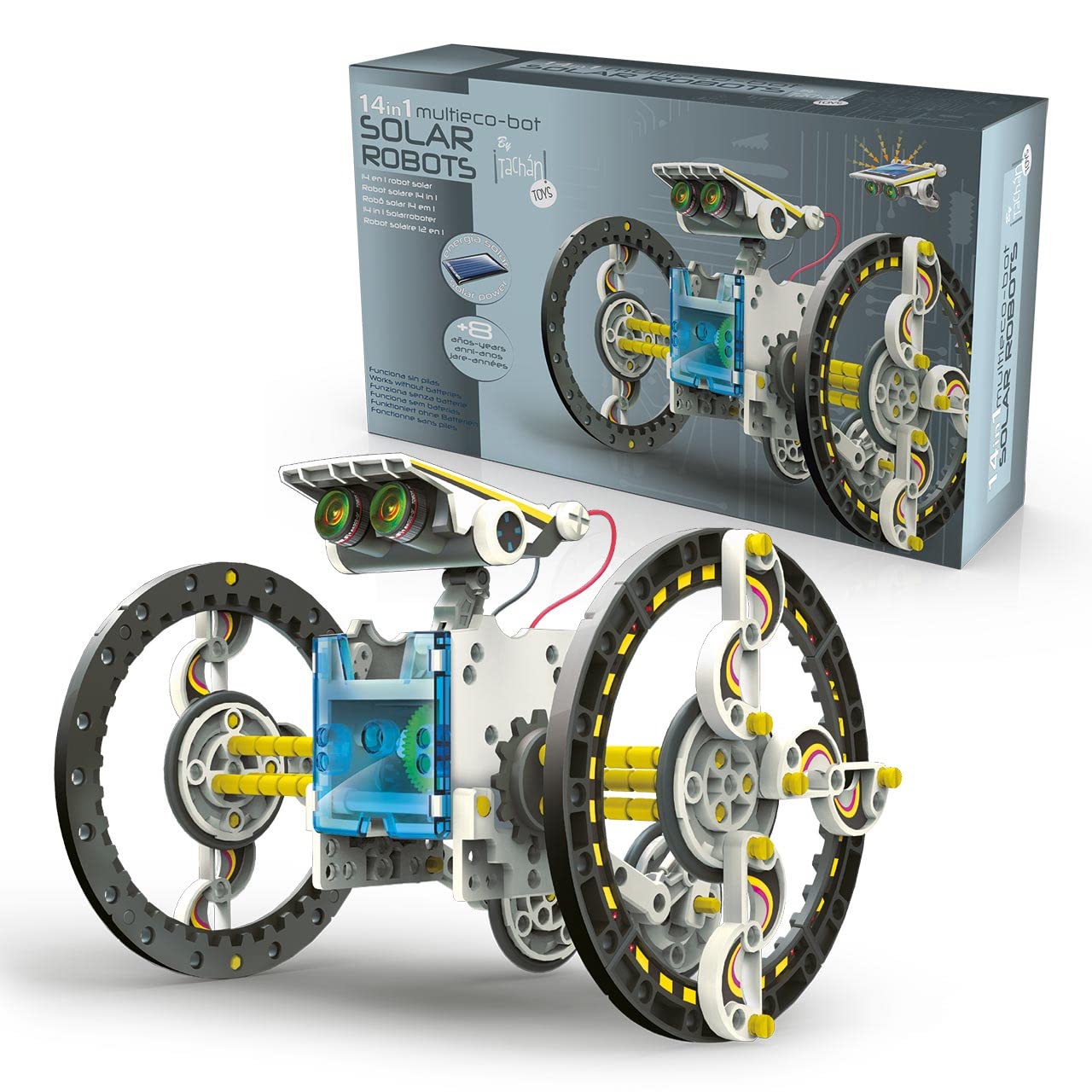 Tachan Robot Building Game 14 in 1, Different Movements, Solar Powered, Initiation in Children's Robotics