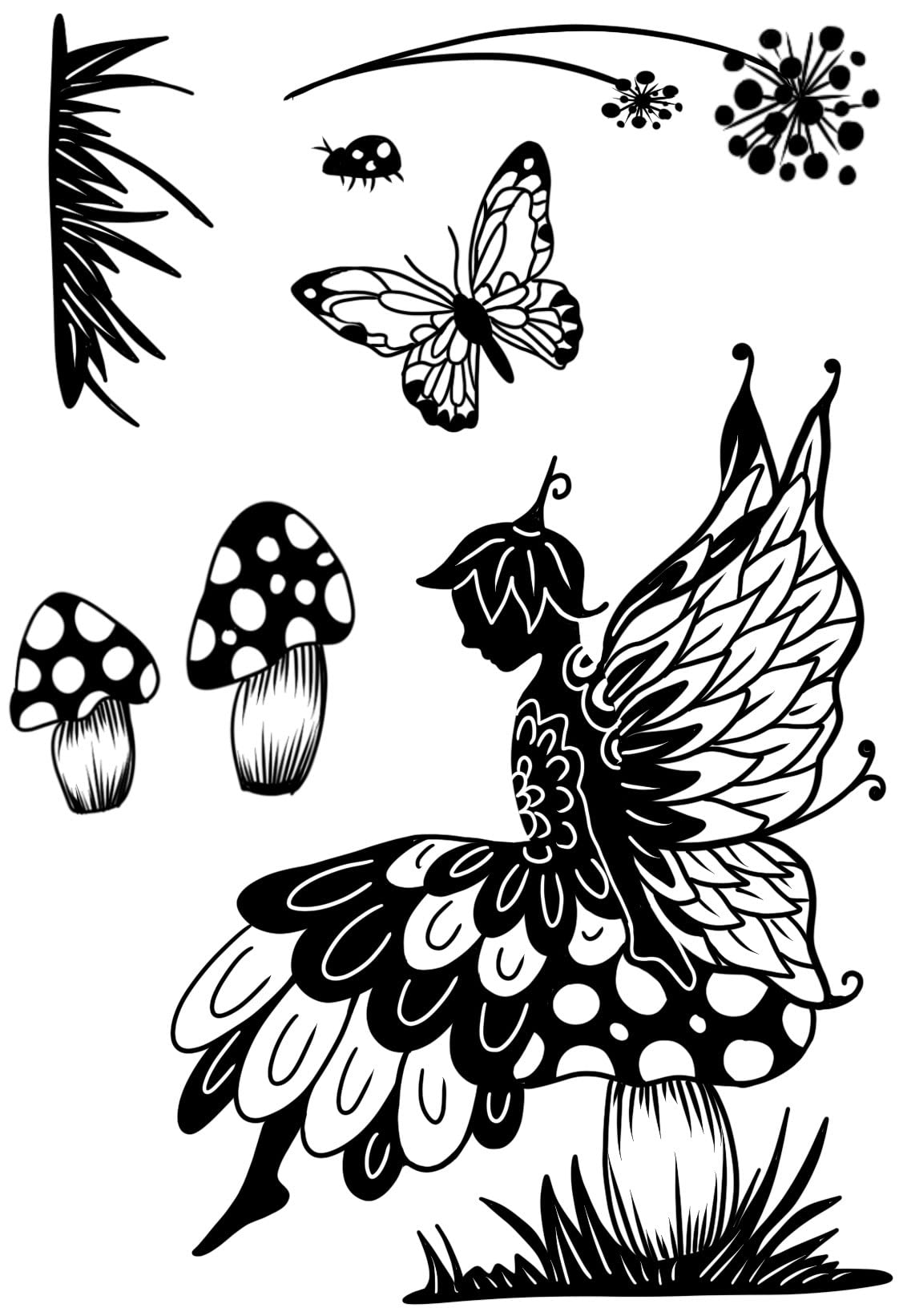 Creative Expressions Designer Boutique-Take A Seat-Clear Stamp Set, A6