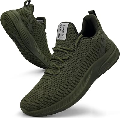 Feethit Womens Trainers Breathable Running Lightweight Green 7