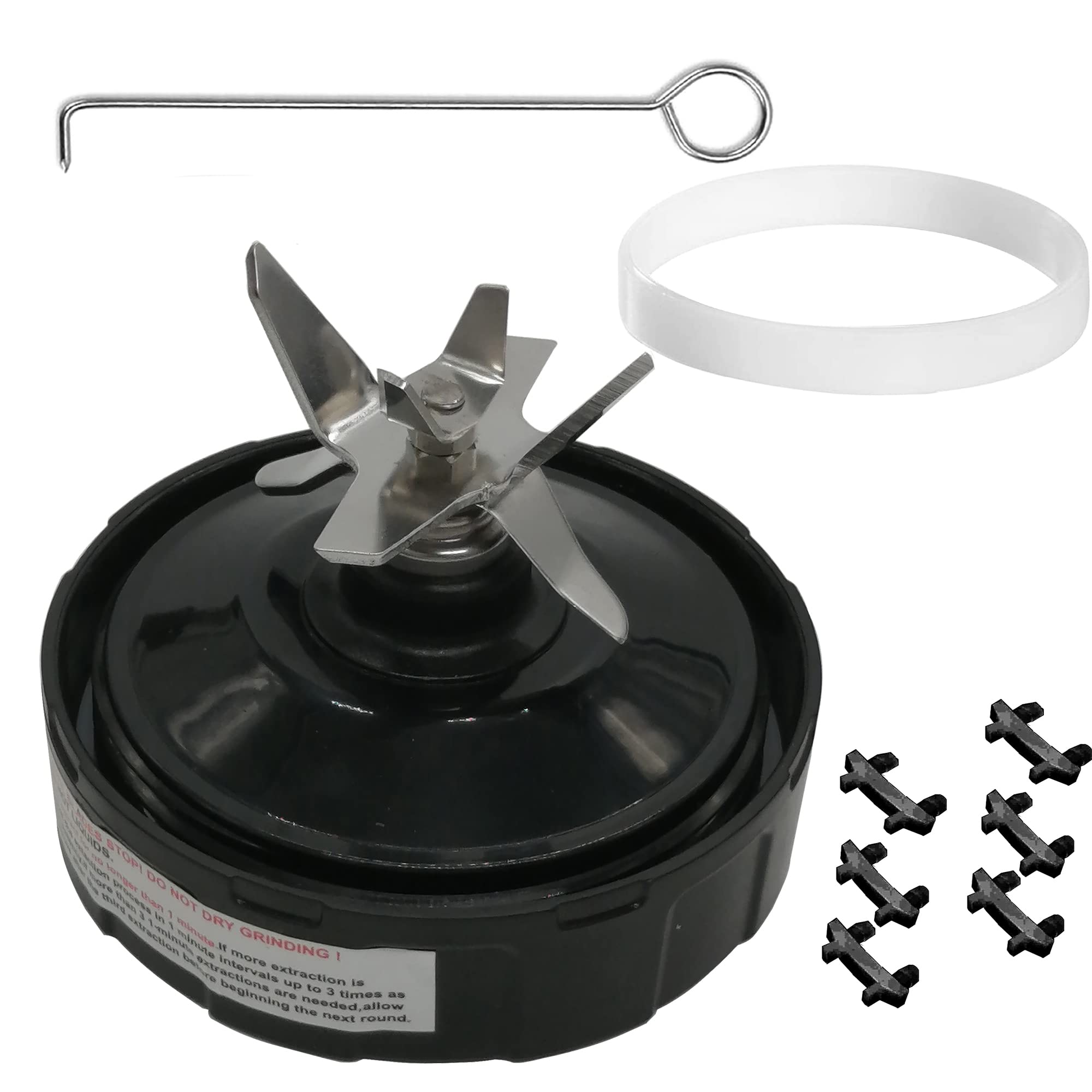 Photo 1 of Replacement Pro Extractor Blades Assembly,Compatible with Nutri Ninja Pro BL450 70 BL454 /BL 481 70/ BL480-70/BL482 70 1100W (BL450/BL480 70 series ?6 male Gear with blade bottom?)