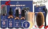 Oukzon 11 in 1 Beard Grooming Kit for Men with Derma Roller 2 Pack Serum view 3