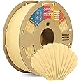 OVERTURE PLA Matte 3D Printer Filament 1.75mm, Matte PLA 1kg Cardboard Spool (2.2lbs), Dimensional Accuracy +/- 0.02 mm (Matte Butter Yellow)