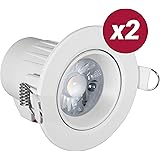 Foco Downlight LED COB Direccionable Circular 15W Blanco Blanco ...