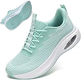 ZYEN Wide Toe Box Shoes Women Air Cushion Road Running Shoes Extra Wide Width Sneakers Arch Support Gym Athletic Tennis Sneakers Lightweight Breathable Walking Shoes