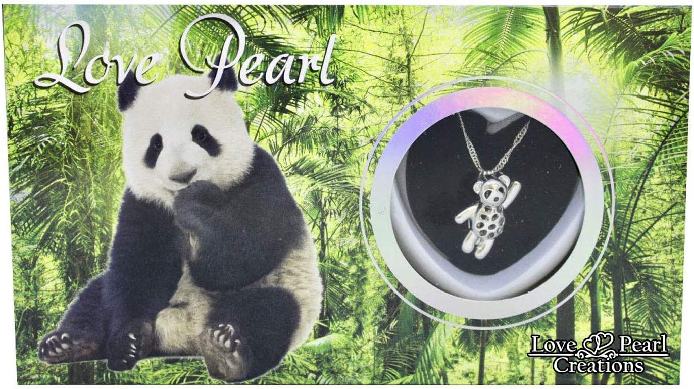 Love PearlAnimals Wish Kit with Pendant Necklace (Panda)