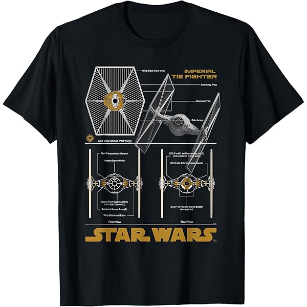 Amazon.com: Star Wars Millennium Falcon Grey Schematics Graphic T