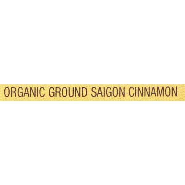 MCCORMICK ORGANIC GROUND SAIGON CINNAMON, 10 OZ