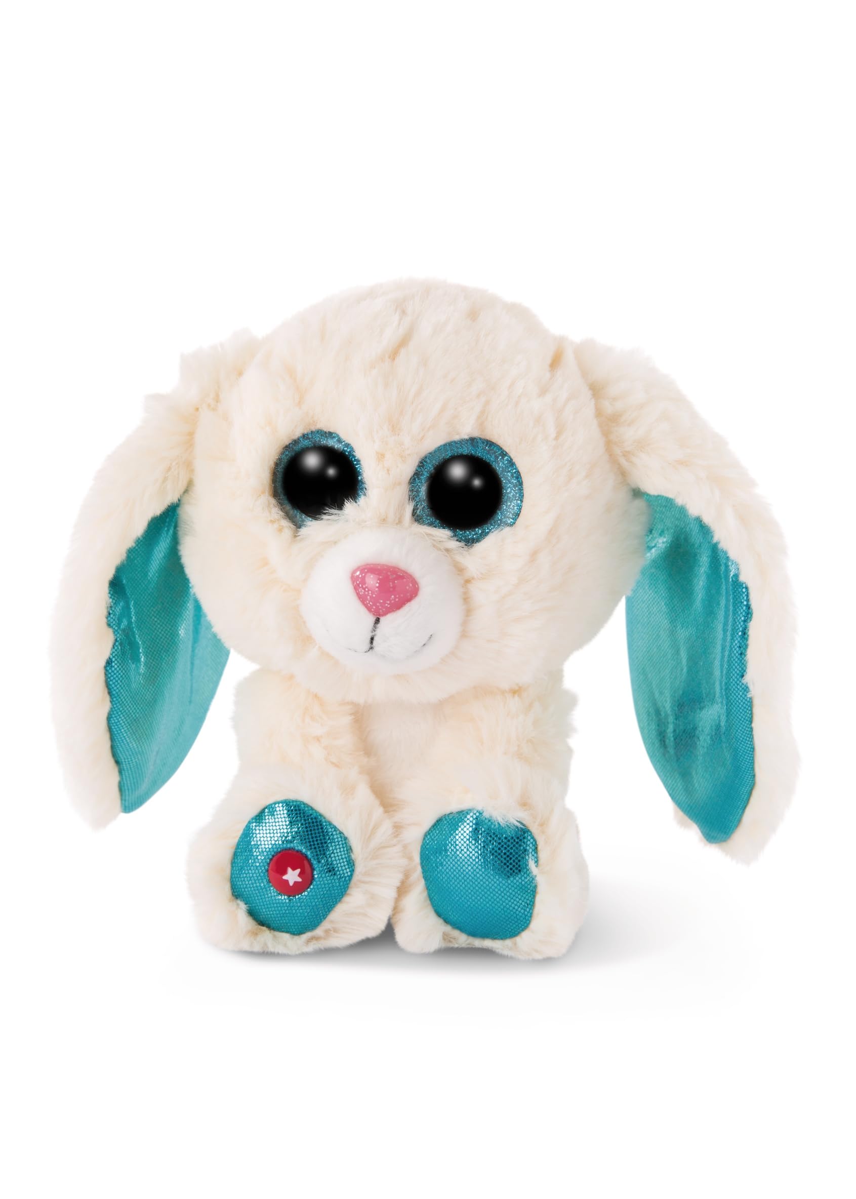 NICI 46617 GluUBSCHIS Bunny GLUBSCHIS Cuddly Soft Toy Rabbit Wolli-Dot 15cm, White, Large