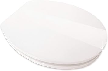 Calmwaters Wc Sitz Hochglanz Weiss Mit Absenkautomatik Fast Fix Befestigung Aus Metall Universale O Form Stabiler Holzkern Toilettendeckel Komfort Klodeckel Weiss Glanzend 26lp2825 Amazon De Baumarkt