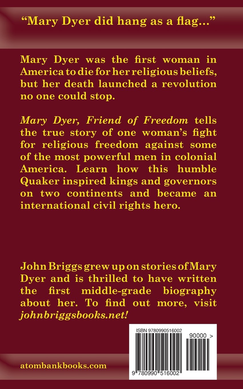 Amazoncom Mary Dyer Friend Of Freedom Big Biography - 