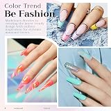 Modelones Gel Nail Kit 12 Colors 48W Lamp Glossy Matte Top Base Coat Tools view 3