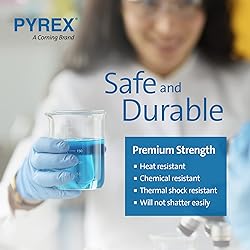 PYREX Griffin Borosilicate Glass Beaker- Low Form