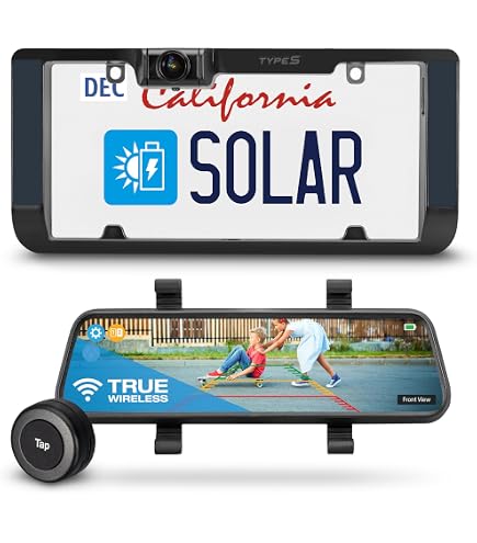 Amazon.com: Type S Solar Powered Portable License Plate Frame