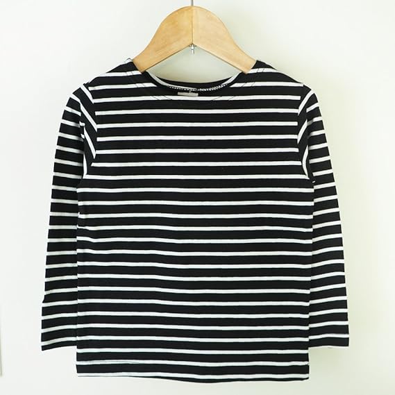 Amazon Co Jp 子供服 長袖 プチプラ ボーダー ロンt 男の子 キッズ ボーダー 長袖ロンt 保育園 着回し 着替え おしゃれ ファッション