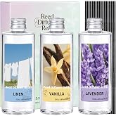 STRN Reed Diffuser Oil Refill, Scented Oil Refill with Stick 20.28 Fl Oz | Linen, Vanilla, Lavender Scents Fall Long-Lasting Fragrance for Living Room, Bedroom, Office, Home D&eacute;cor