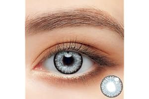 LIBRUVER Colored Contact Case Storage Set for Costume, Bseries Sterling Grey