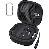 Aenllosi Case for Bose New SoundLink Micro 2nd Gen Bluetooth Speaker, Bose Speaker Storage Organizer, Black (Case Only)