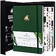 Clever Fox Planner Premium Edition – Undated Luxurious Weekly & Monthly Planner to Increase Productivity and Hit Your Goals – Organizer – Start Anytime, A5, Lasts 1 Year, Forest Green (Weekly)