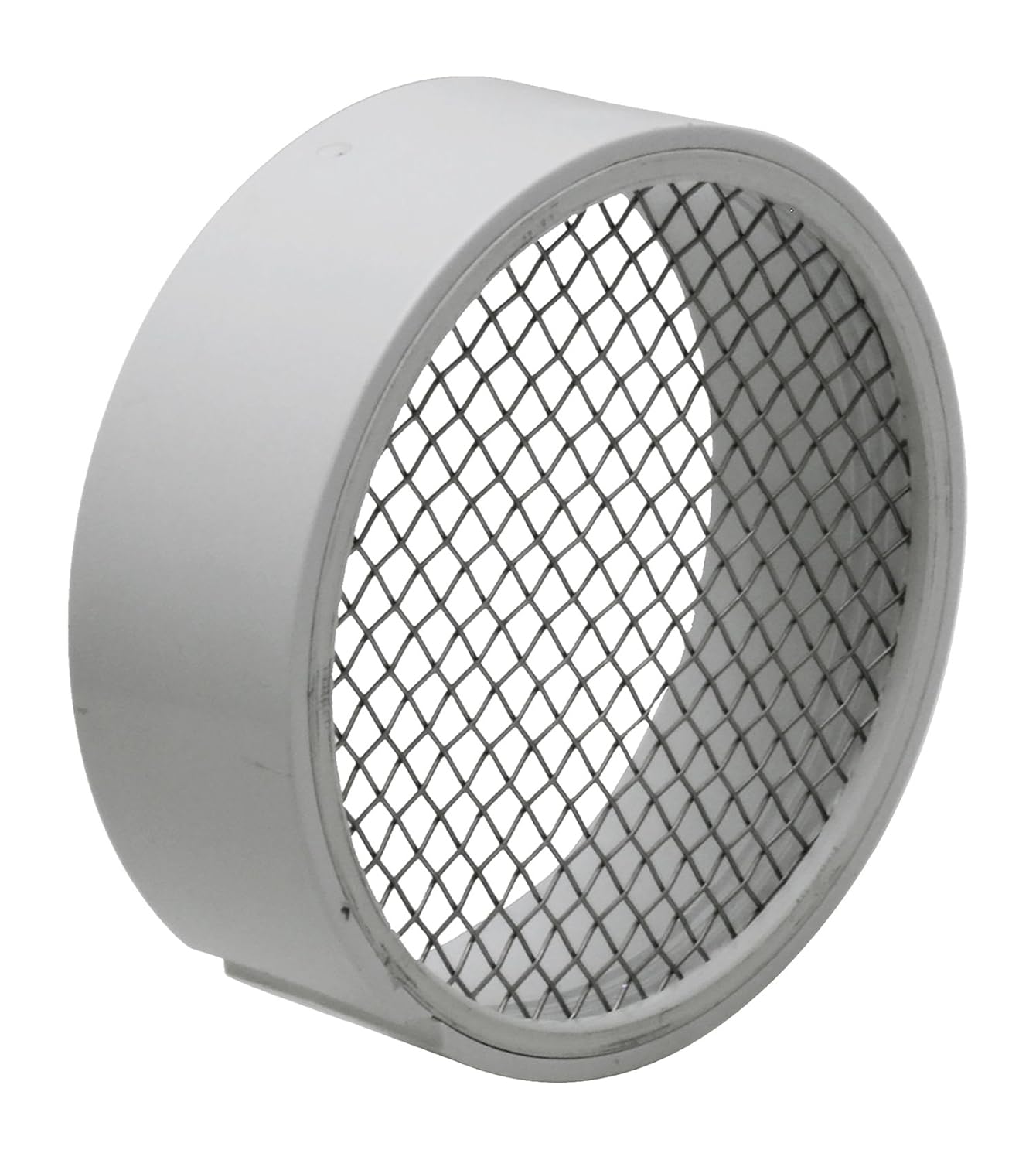 Raven TVS3SS PVC Termination Vent with Stainless Steel Screen, 3