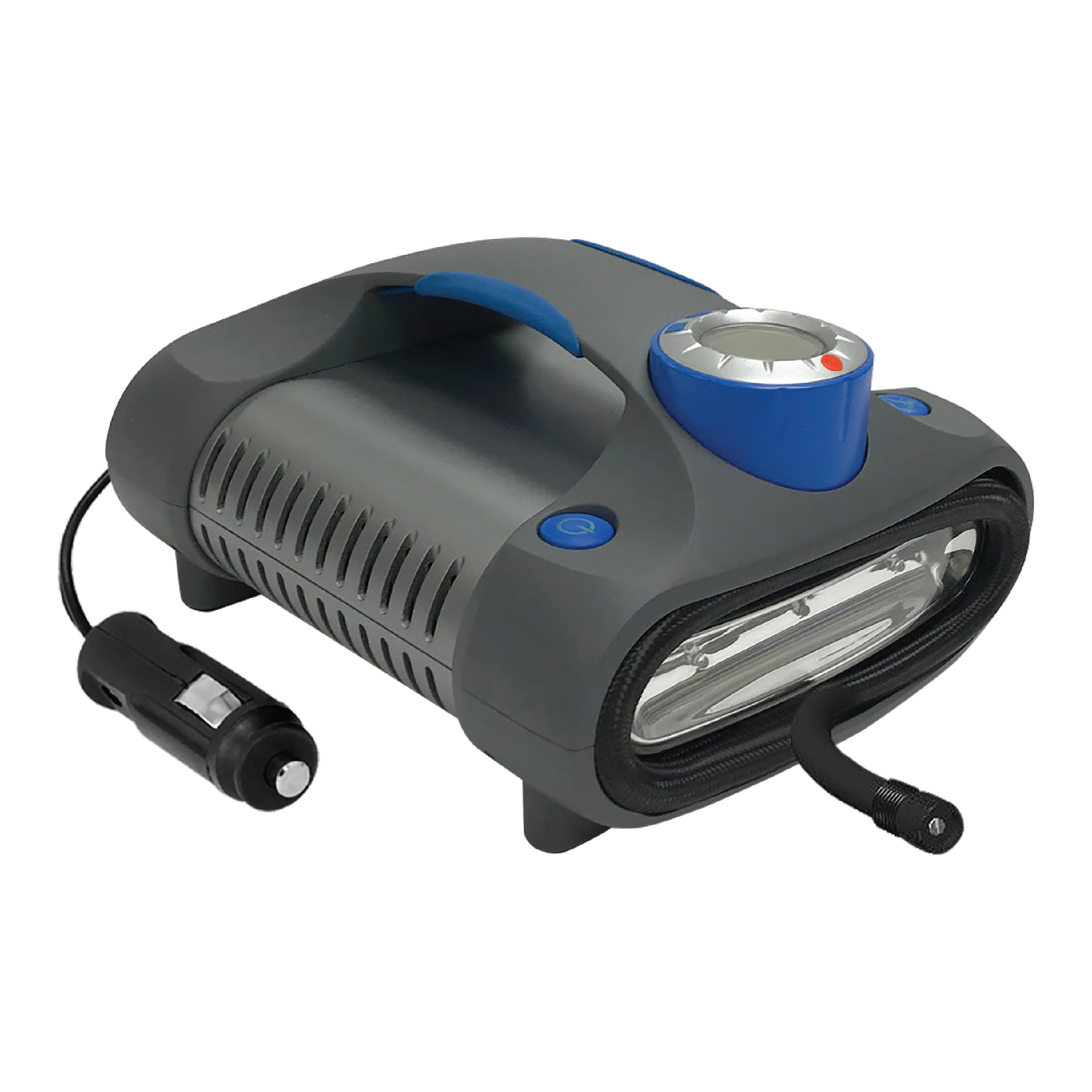 Photo 1 of ***NOT FUNCTIONAL, SELLING FOR PARTS, FINAL SALE***Bell Automotive 22-5-17030-MG Monkey Grip Quick Stop Tire Inflator, Multi, One Size***NOT FUNCTIONAL, SELLING FOR PARTS, FINAL SALE***