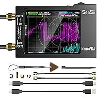 SeeSii Nanovna-H Vector Network Analyzer,Upgraded HW3.6 10KHz-1.5GHz MF HF VHF UHF Antenna Analyzer, Measuring S Parameters,