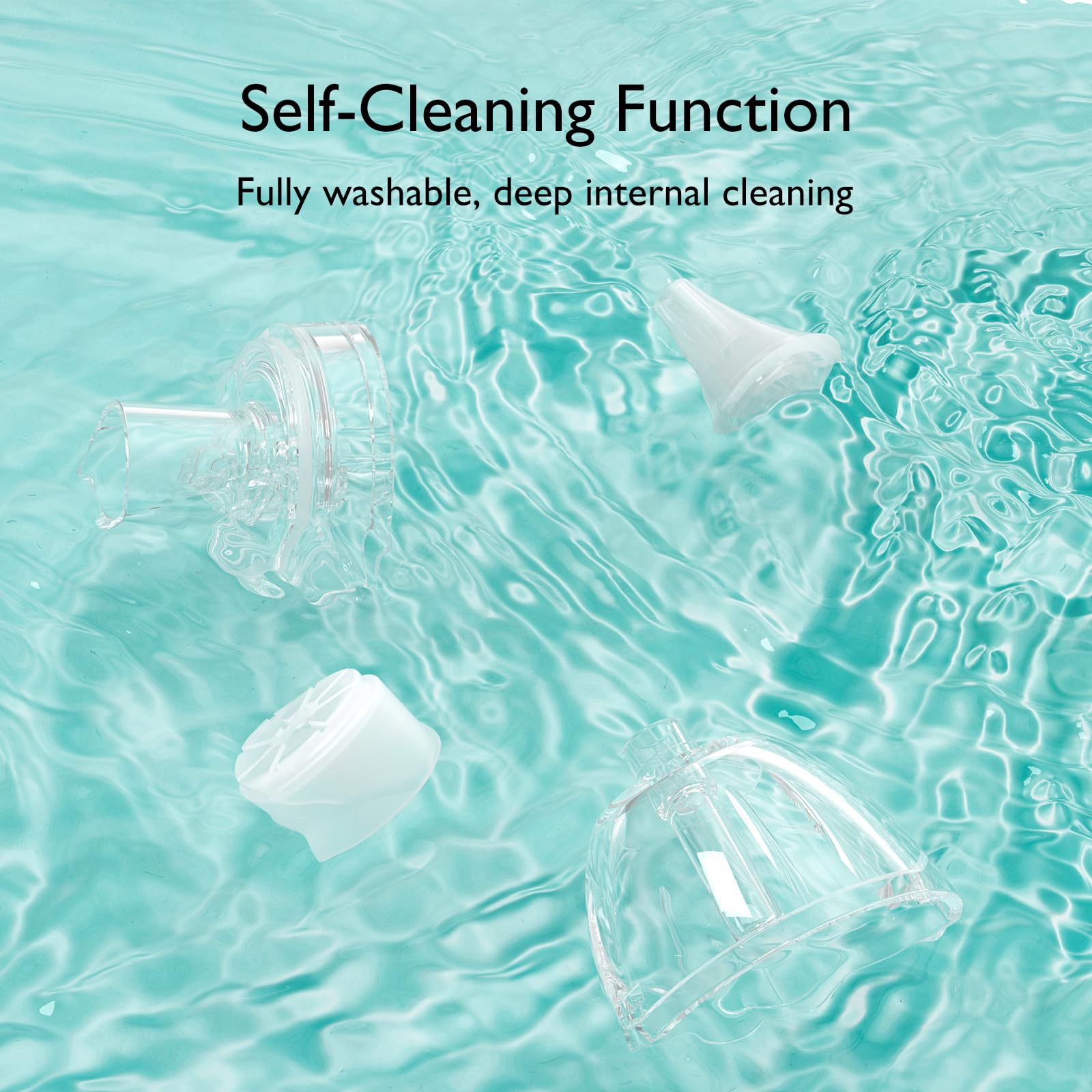 Momcozy Nasal Aspirator Replacement Head 4 Pcs, BPA Free Silicone Nozzle Tip 4 Pcs, for Momcozy Nasal Aspirator Use Only